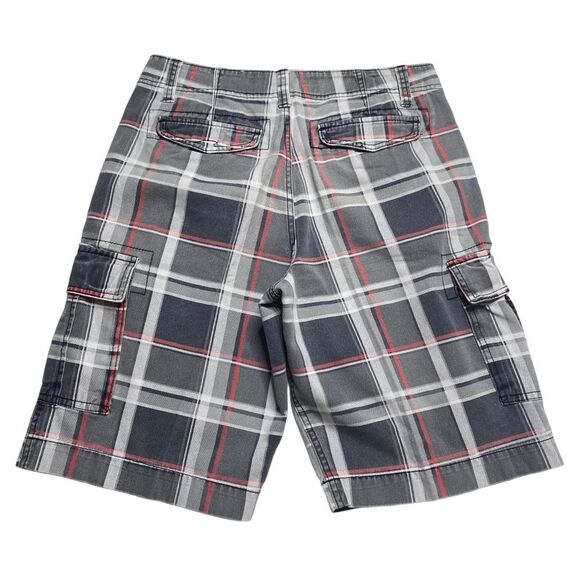 Iron Men’s Plaid Denim Cargo Shorts Sz 30 - Picture 3 of 14